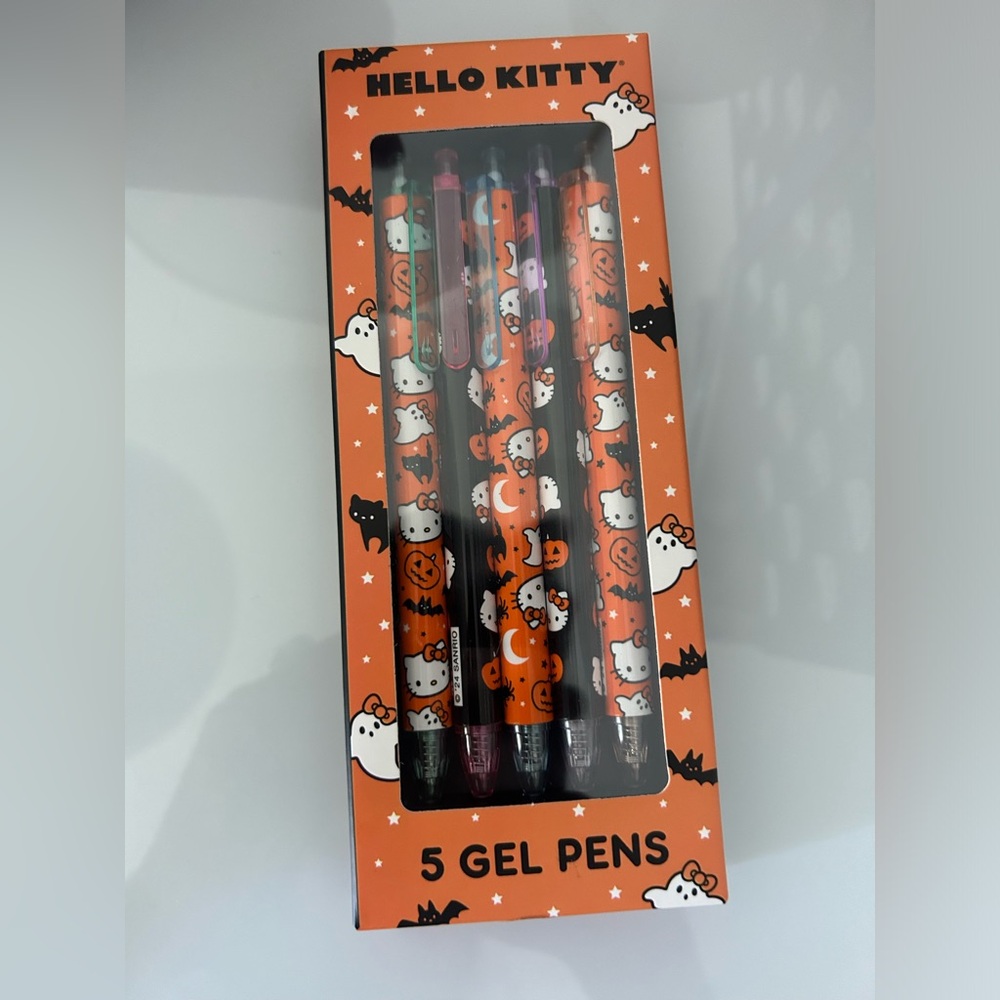 Hello Kitty Halloween Click Gel Pen Set